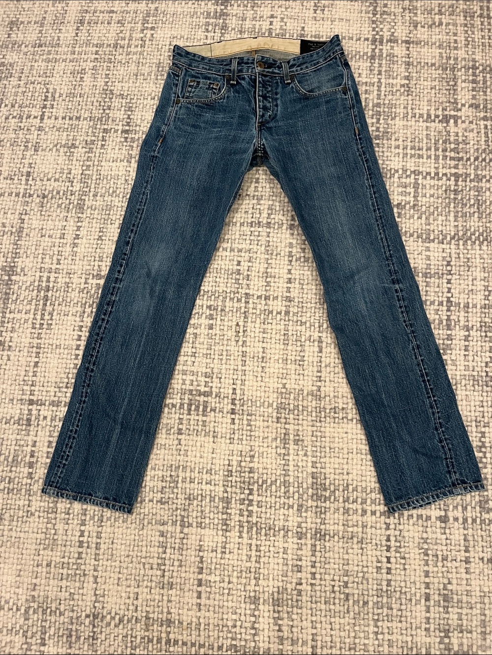 rag & bone archive Slim Straight Jeans